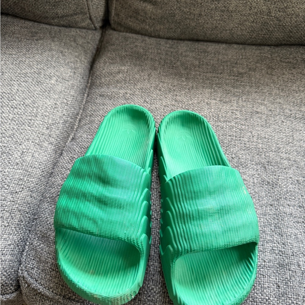 adidas Green Slide Sandal